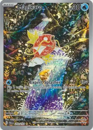 PokeDATA - Check current Pokemon card values for Magikarp 203!